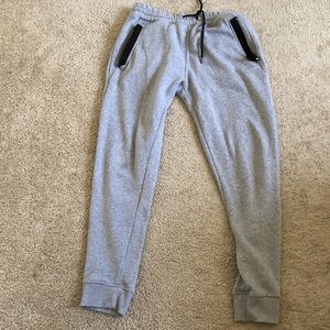 gray sweatpant joggers